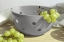 Bicolour salad bowl "Sens" 2 L, smoky gray